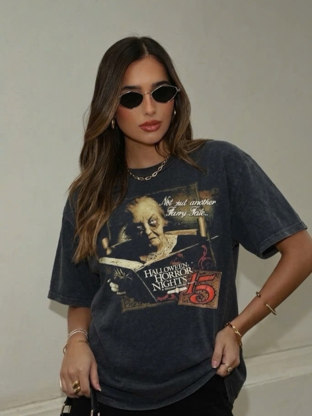 Gildan Halloween Horror Nights 15 graphic tee Graphic Tee in Black